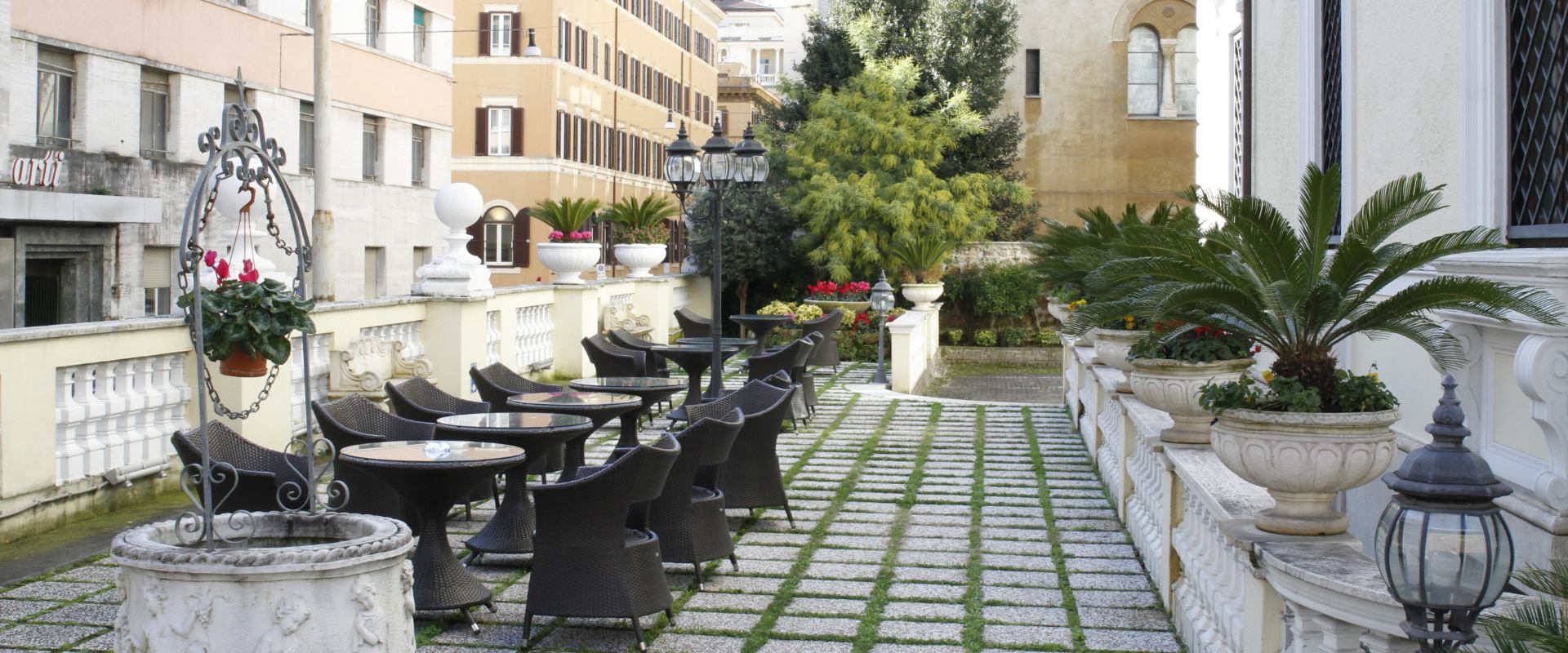 Lo charme del nostro giardino Hotel Villa Pinciana Roma