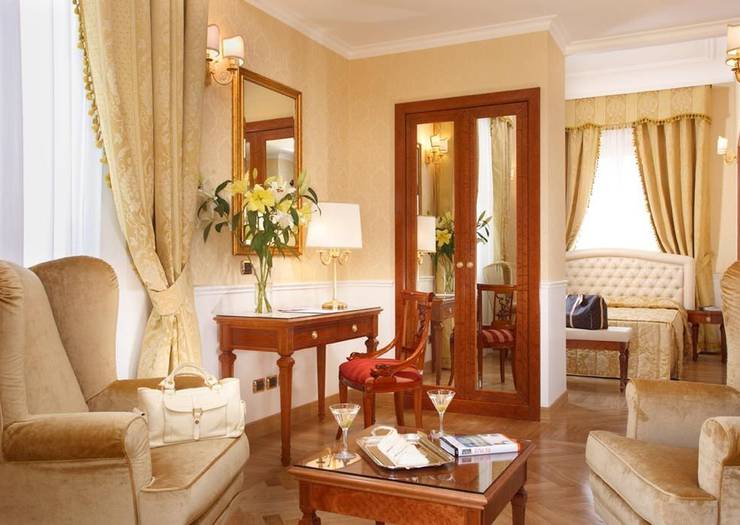 Standard vierbettzimmer Villa Pinciana Hotel Rom